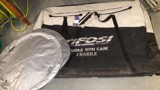 Tofosi Cycle Travel Bag Containing 2 Wheel Covers