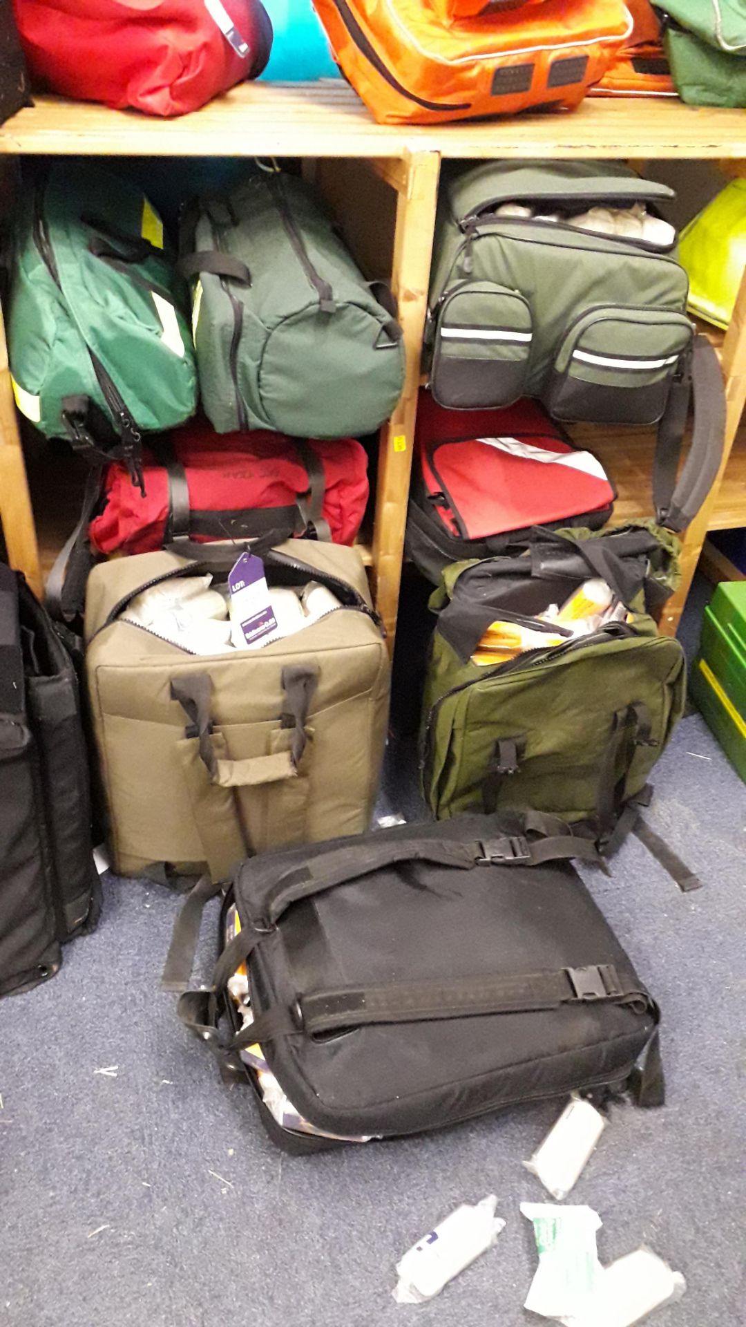 8 x various kitted medical Equipment Bags