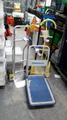 2 x Sack Trolleys and a Platform Trolley