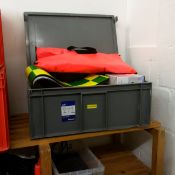 Selection of medical first aid equipment