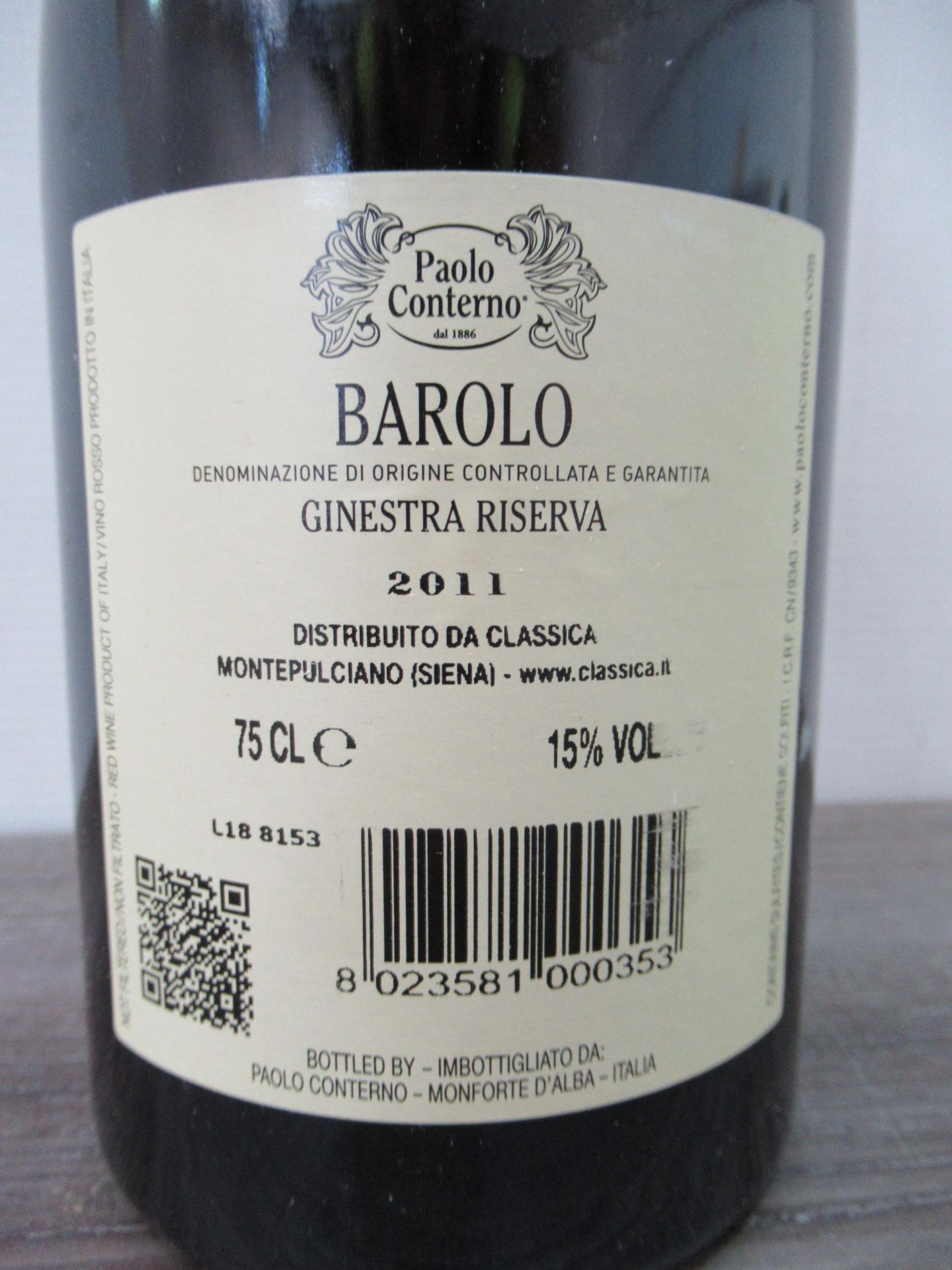 6 x Bottles of Paolo Conterno 2011 - Image 3 of 3