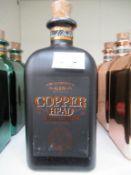 3 x bottles of Copperhead 'Black Batch' gin