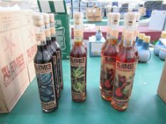 10 x bottles of Alamea liqueur (Hawaiian coffee, Pimento run and peach brandy)