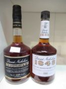 2 x bottles of David Nicholson whisky (1 x '1843', 1 x reserve)