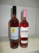 20 x bottles of Pink Wine to include 'Torrantica Pinot Blush', 'Kissing Tree', and 'The Blushmore'