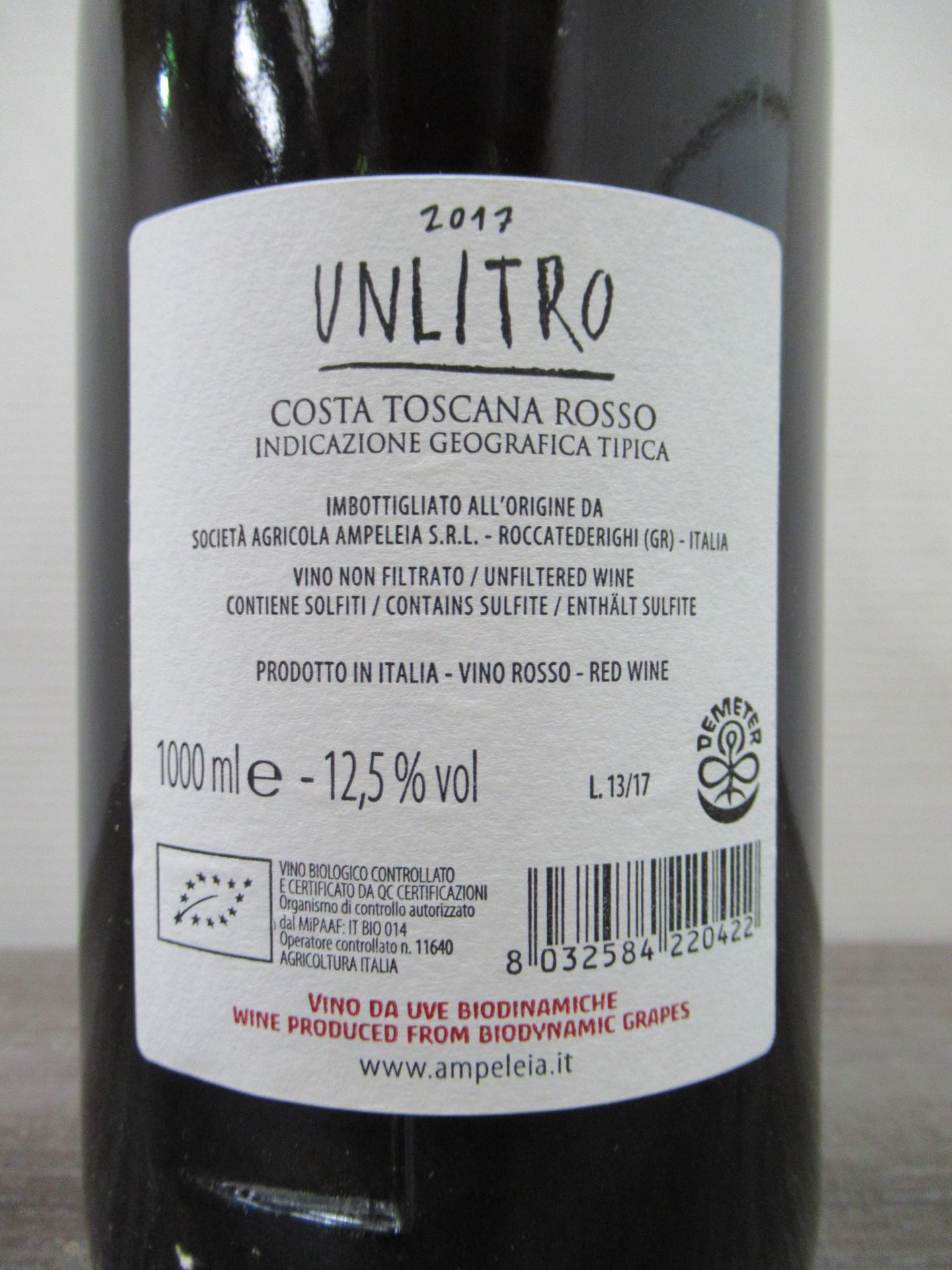 12 x Bottles "2 Cases" of Ampeleia Unlitro 2017 - Image 3 of 3