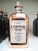 3 x bottles of Copperhead 'Mr Copperhead' gin