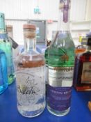 4 x bottles of Gin to include Cuckoo, Tanqueray, Batch & J-J Whitley