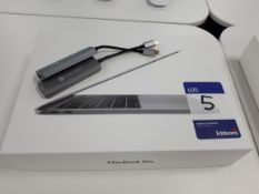 Apple A1708 13” Macbook Pro 2.3Ghz, 8GB Ram, Serial Number FVY55ZDHY22 with 2 x Novoo USB Adapters