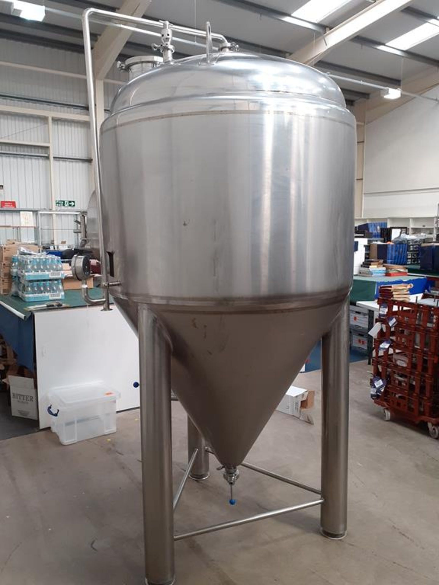 Kumbo 1200l Stainless Steel Beer Tank/conical FV - Image 2 of 7