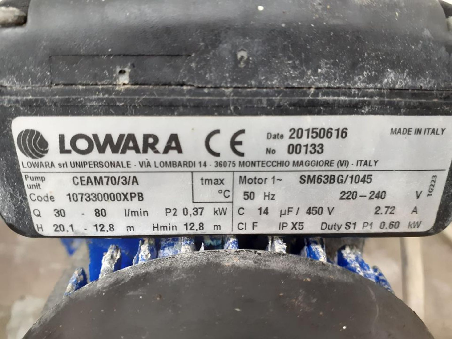 2 x Lowara Brew Pumps - Image 2 of 3