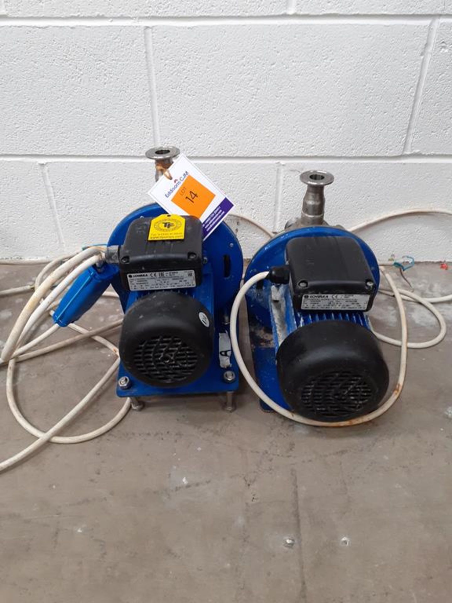 2 x Lowara Brew Pumps