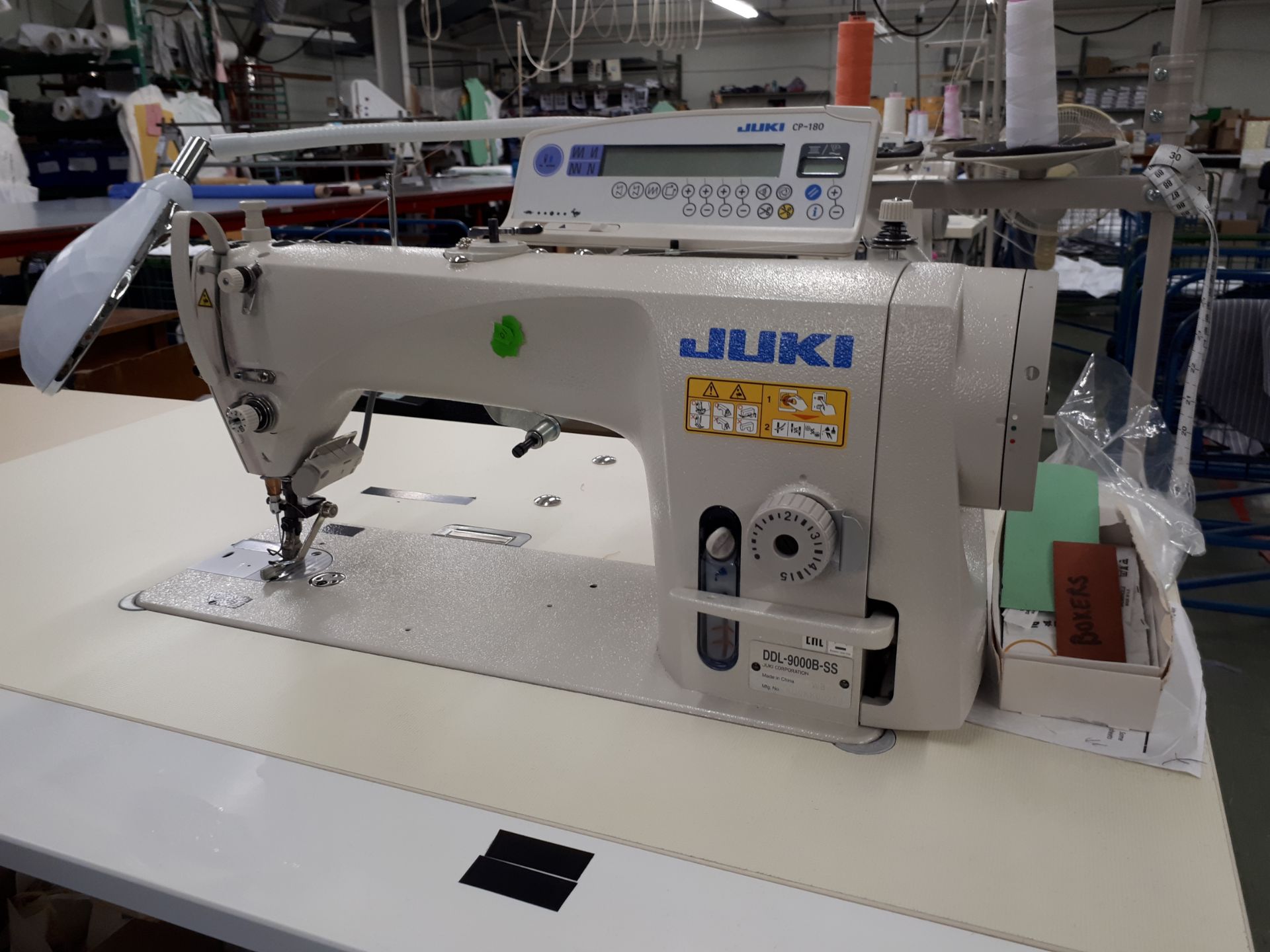 Juki DDL-9000B-SS Sewing Machine, Serial Number 8DOKK00269 WB with LP-180 - Image 2 of 2