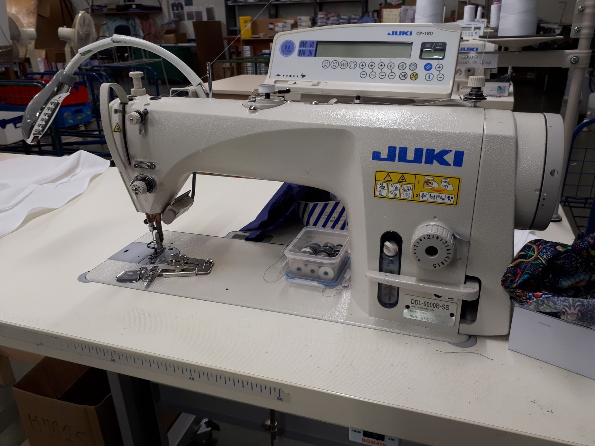 Juki DDL-9000B-SS Sewing Machine, Serial Number 8DOGJ12892 WB with CP-180 - Image 2 of 2