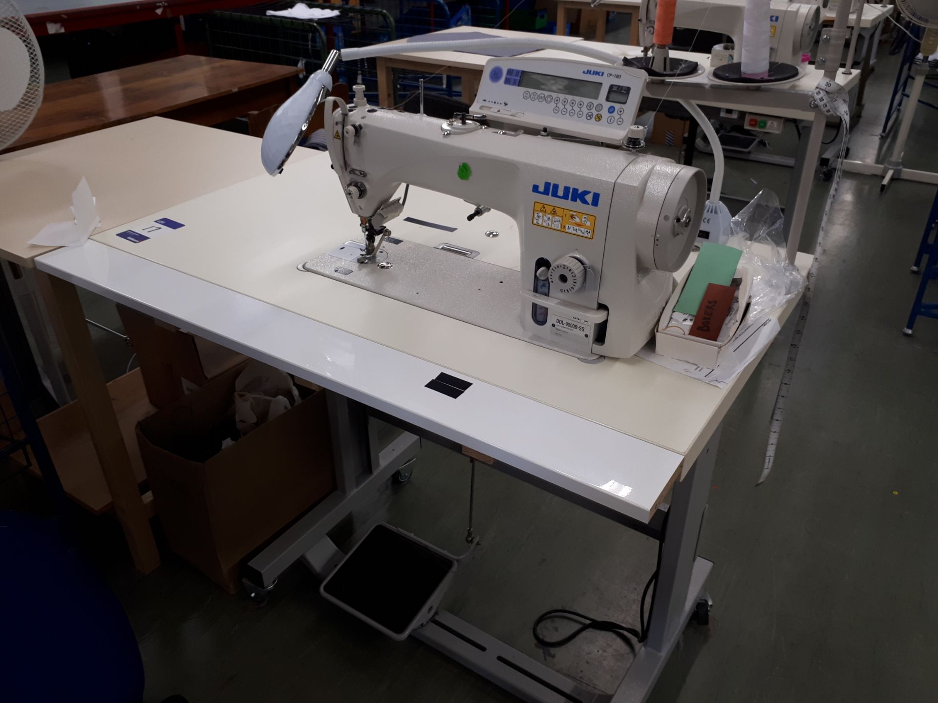 Juki DDL-9000B-SS Sewing Machine, Serial Number 8DOKK00269 WB with LP-180