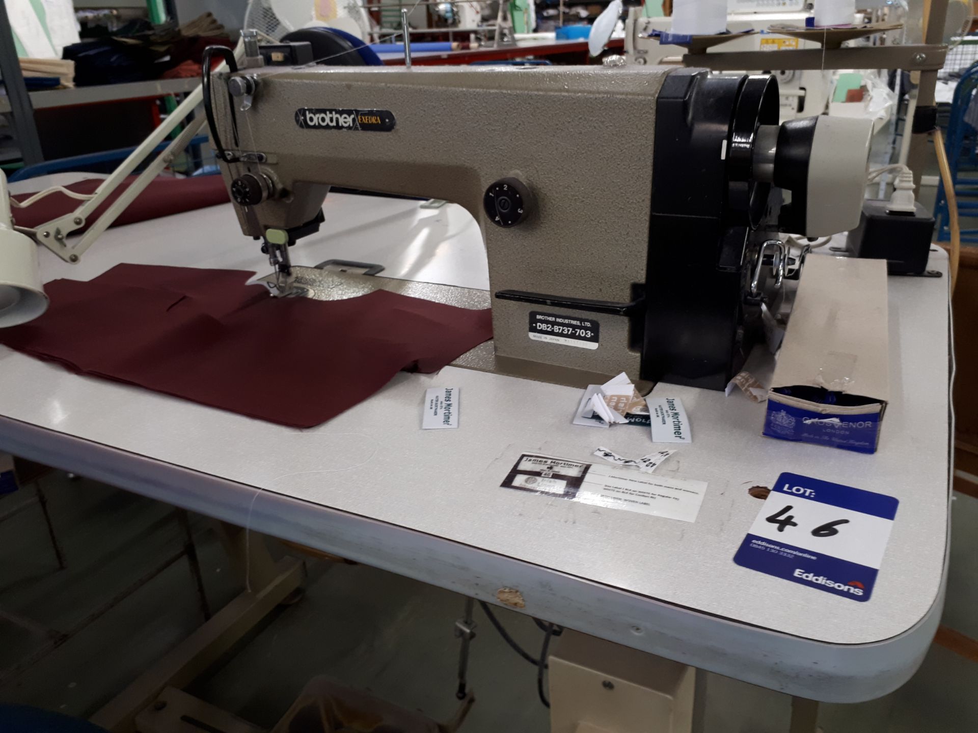 Brother DB2-B737-703 Sewing Machine - Image 2 of 2