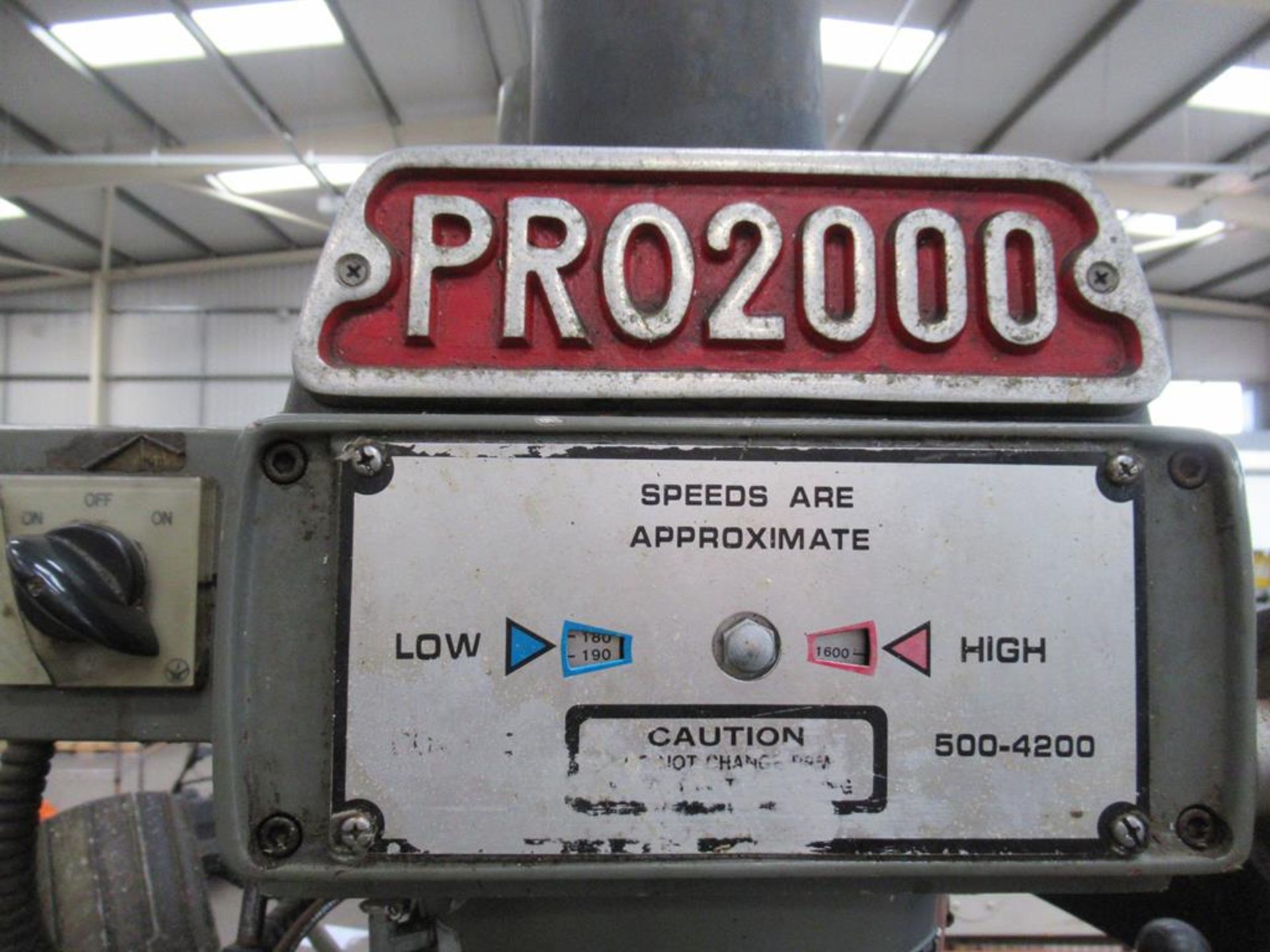 KR Pro 2000 KRV2000 Serial No 8027 Milling Machine - Image 5 of 10