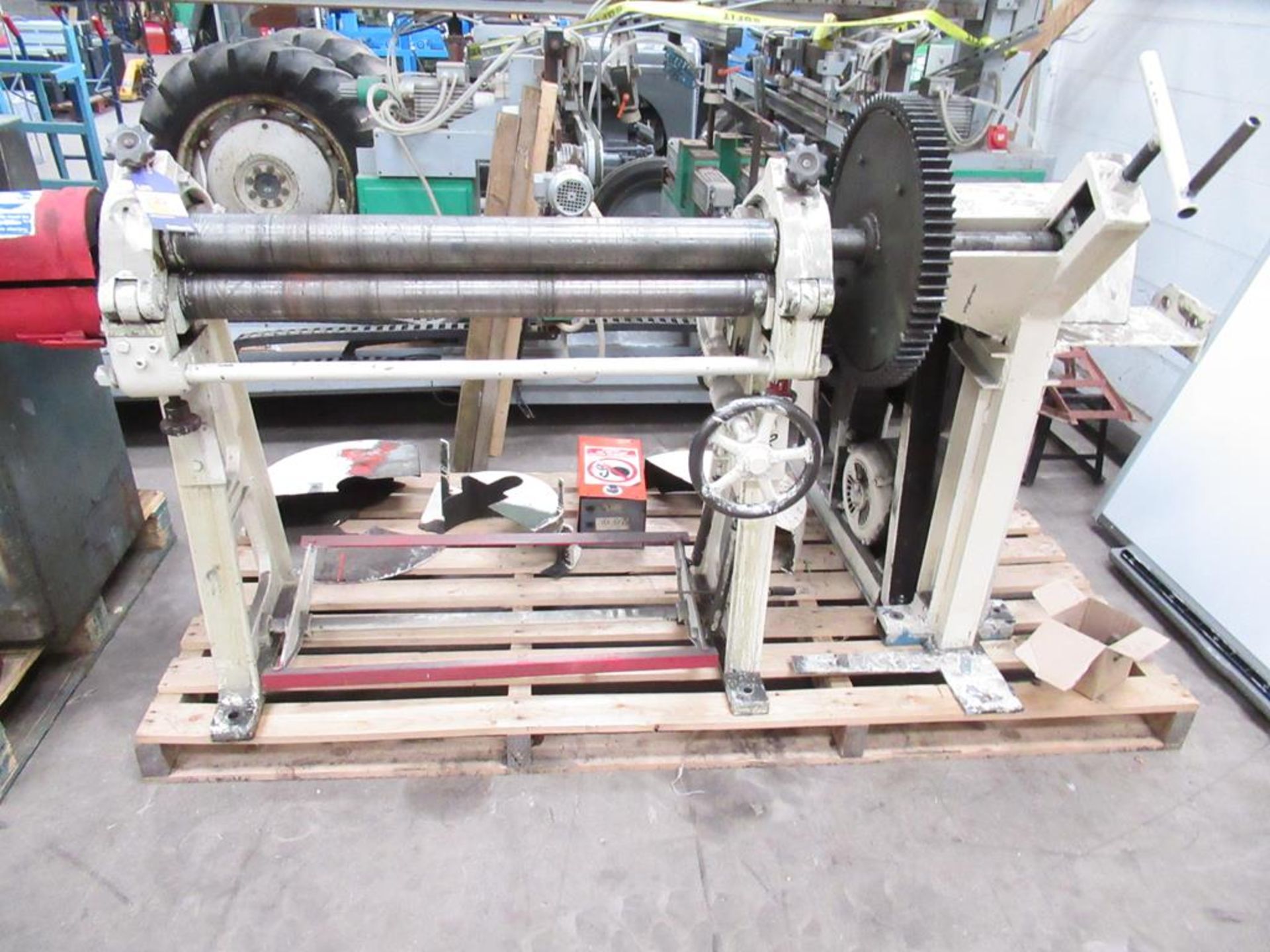 Powered bending rolls (make unknown)