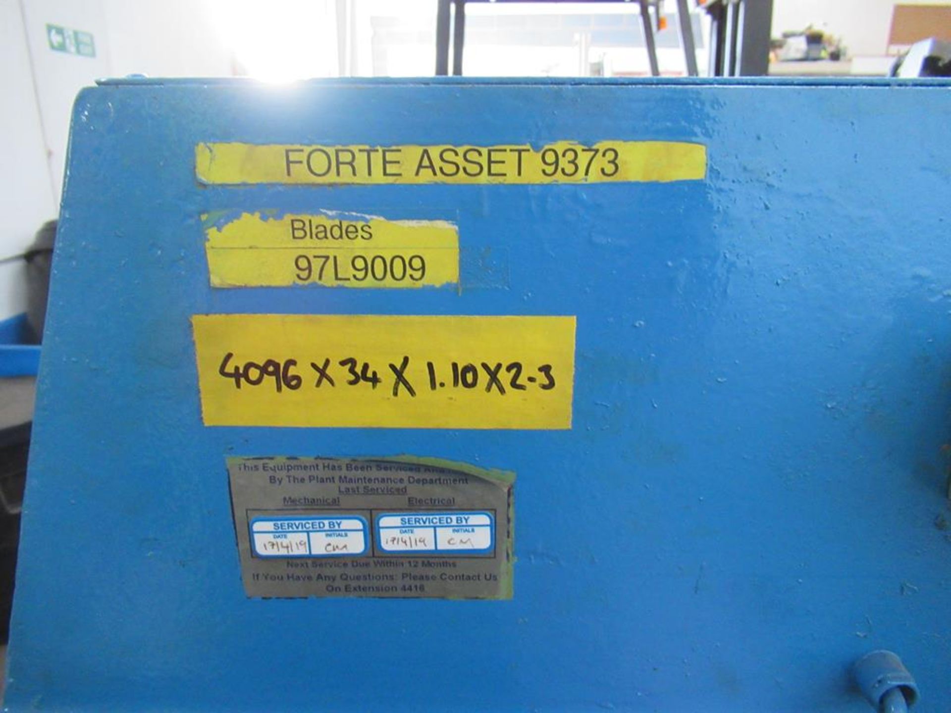 FORTE TYPE SBA241 Engineering Horizontal Band Saw - Image 7 of 10