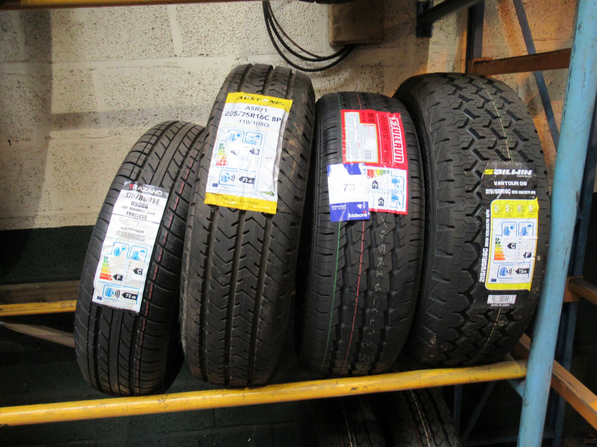 4 Various Tyres to include Triazano 175/80R14, Aus