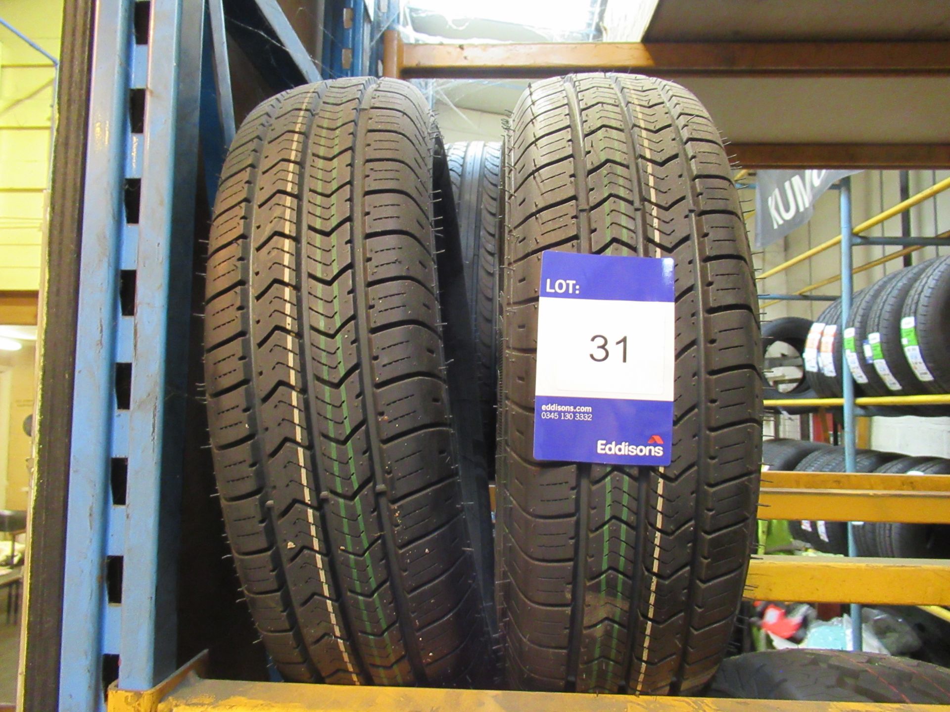 2 x Starco 145/10x1 Load Tyres