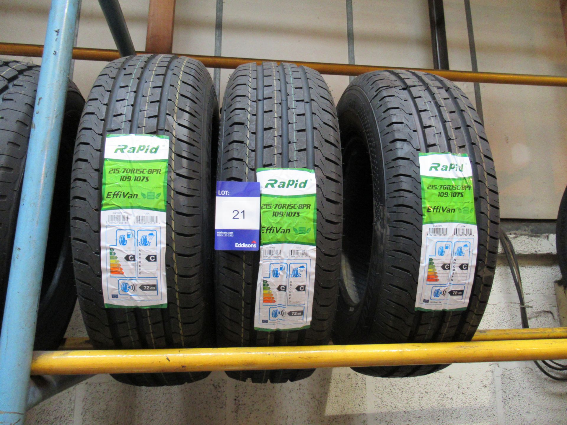 3 x Rapid 215/70x15 8 PR Tyres - Image 2 of 2