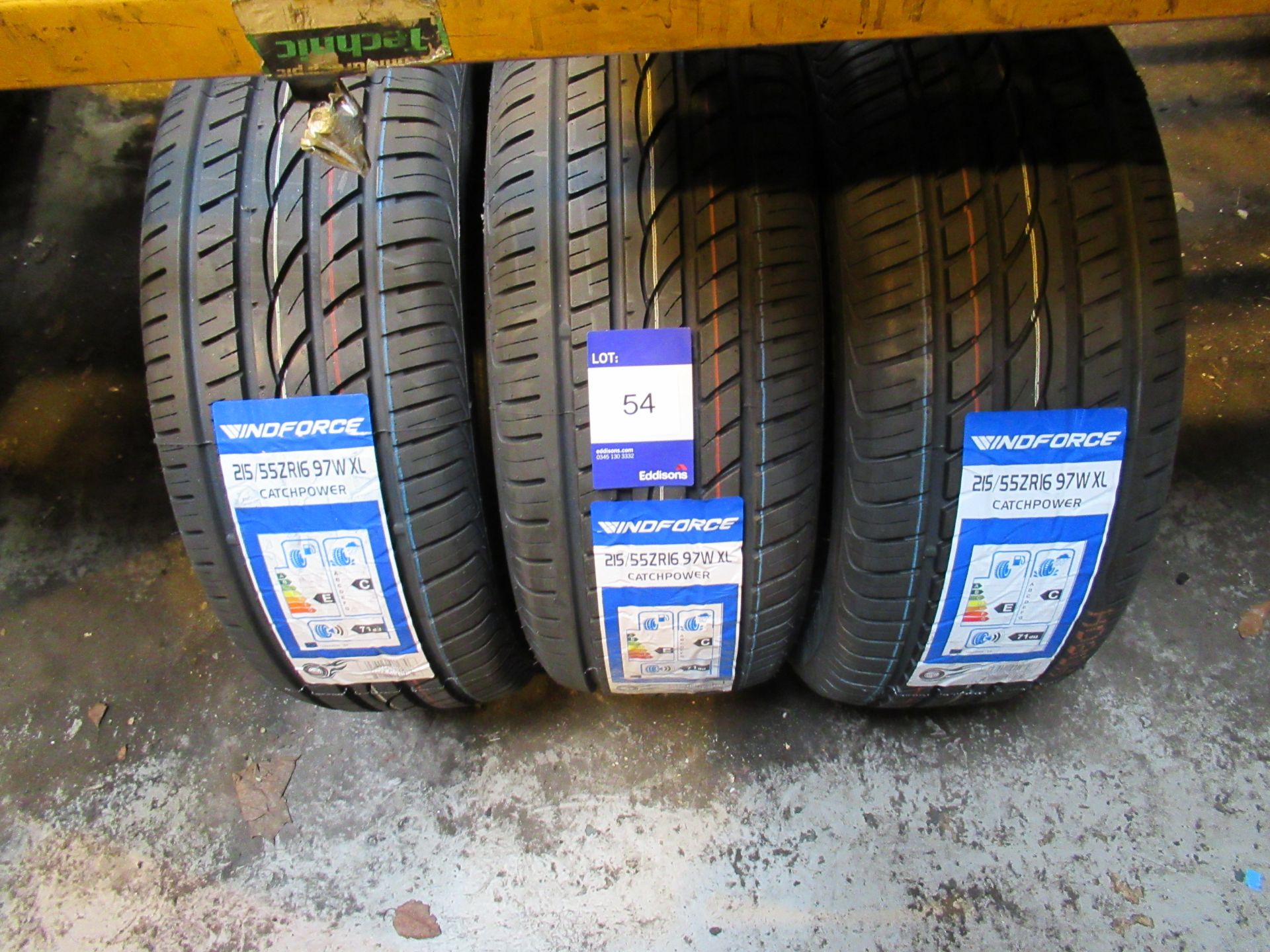 3 x Windforce 215/55x16 Tyres