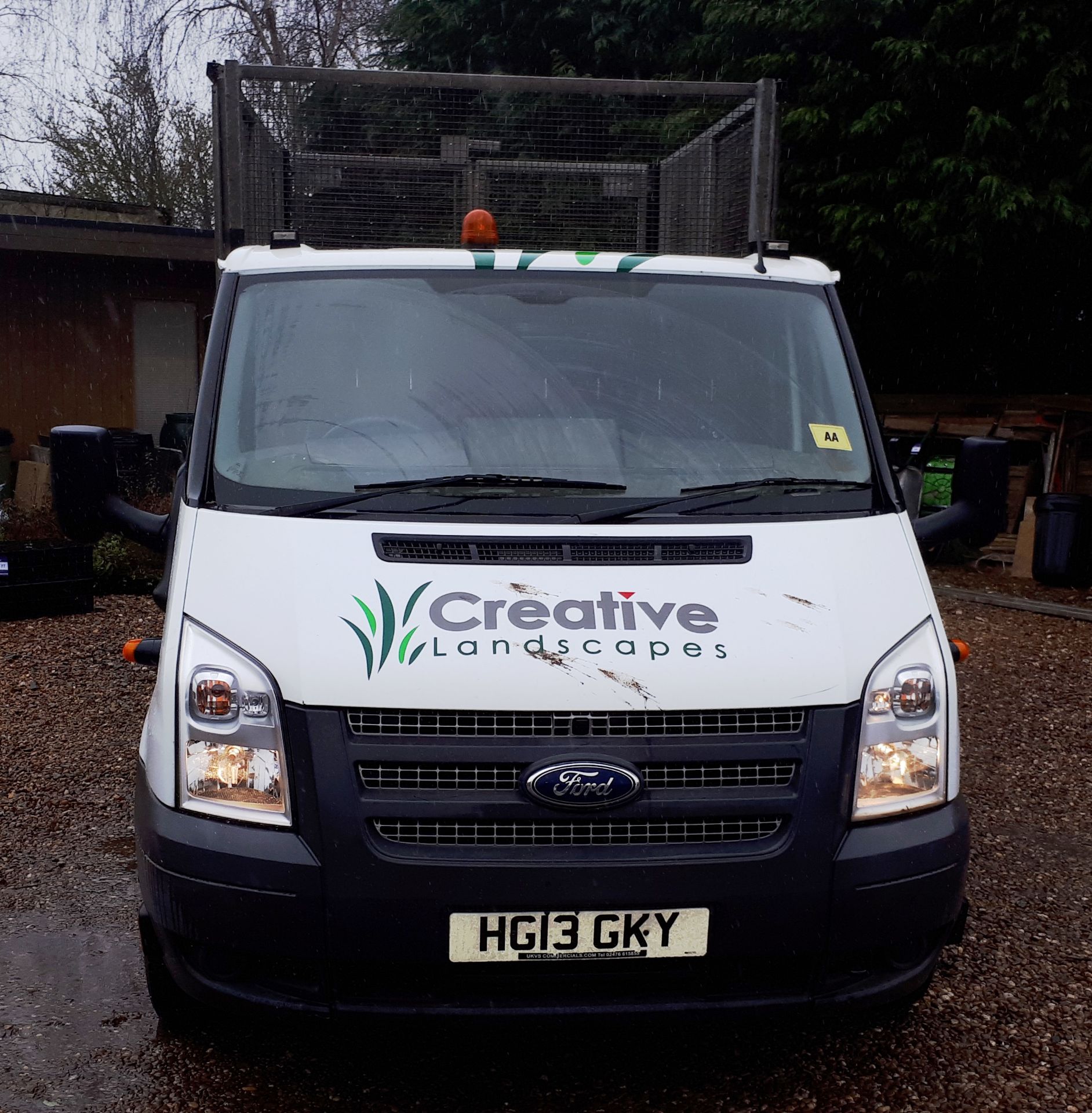 Ford Transit 125 T350 RWD cage tipper van, registration HG13 GKY, first registered 31 July 2013, - Image 8 of 18