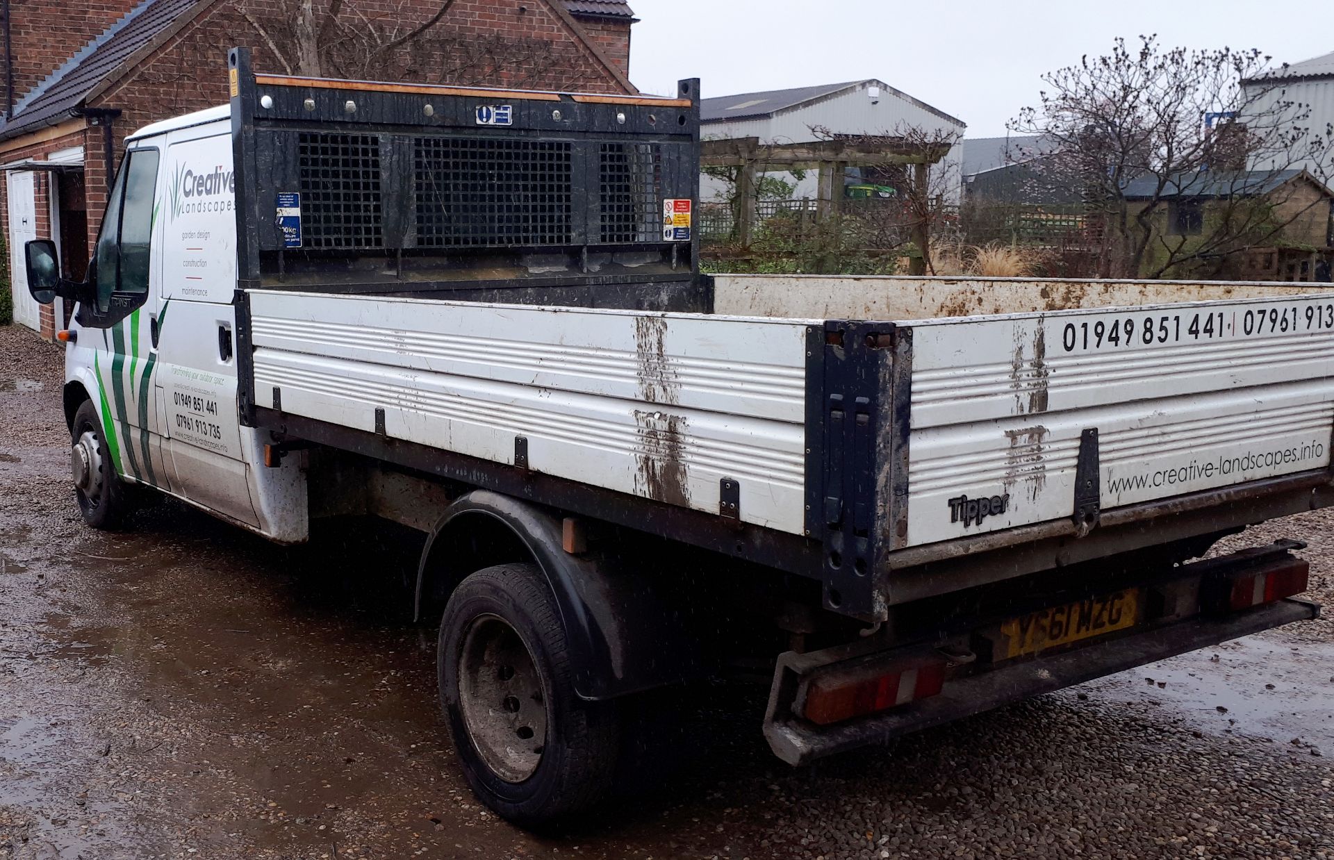 Ford Transit 115 T350 tipper van, registration YS61 MZG, V5 document, MOT until 24 July 2020, - Bild 5 aus 17