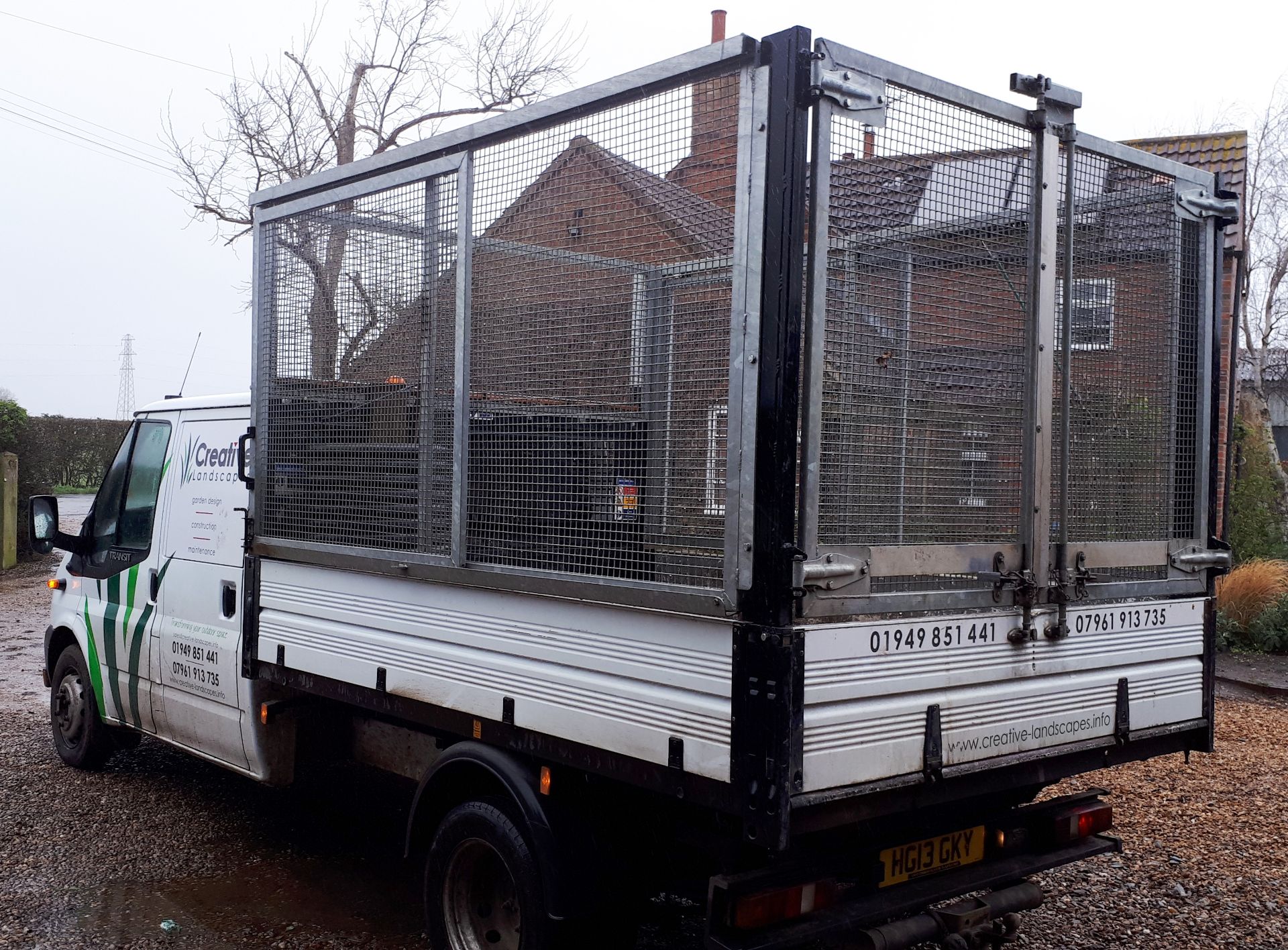 Ford Transit 125 T350 RWD cage tipper van, registration HG13 GKY, first registered 31 July 2013, - Bild 3 aus 18