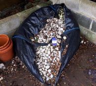 Large quantity of decorative pebbles to sack *Please note, there are no loading facilities on