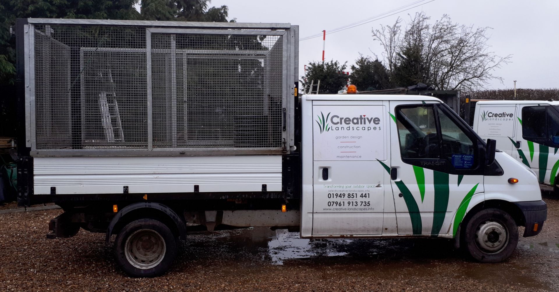 Ford Transit 125 T350 RWD cage tipper van, registration HG13 GKY, first registered 31 July 2013, - Bild 6 aus 18