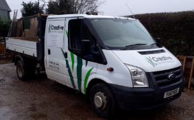 Ford Transit 115 T350 tipper van, registration YS61 MZG, V5 document, MOT until 24 July 2020,