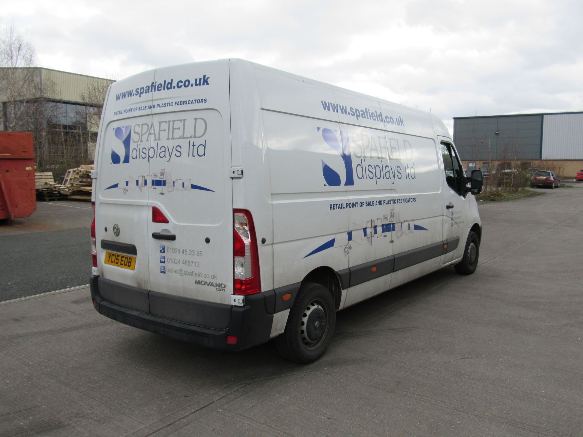 Vauxhall Movano F3500 L3H2 CDTI Panel Van, Diesel, White, Registration: YC15EOB, Date of - Image 3 of 13