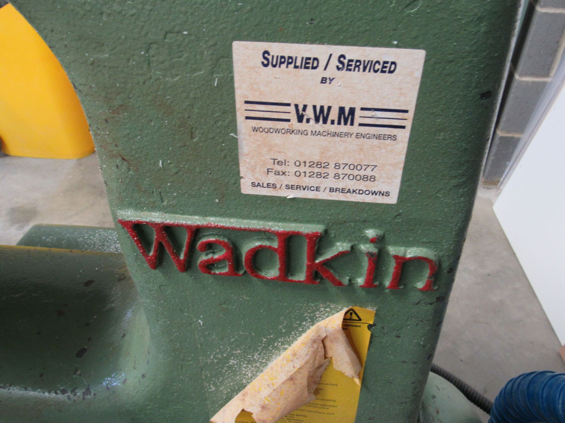Wadkin Overhead Router Serial Number 160618 - Image 3 of 4