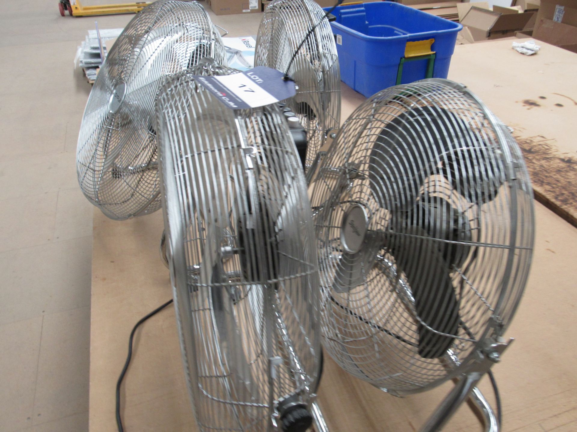 4 High Discharge Fans - Image 2 of 2