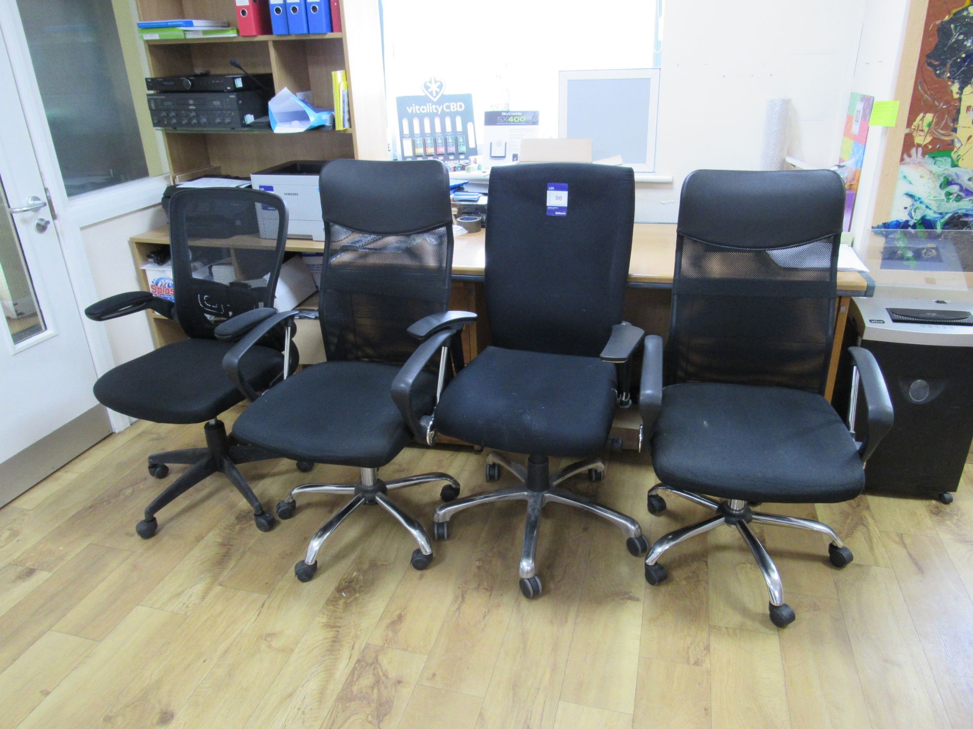 4 x Various Office Chairs - Image 2 of 2