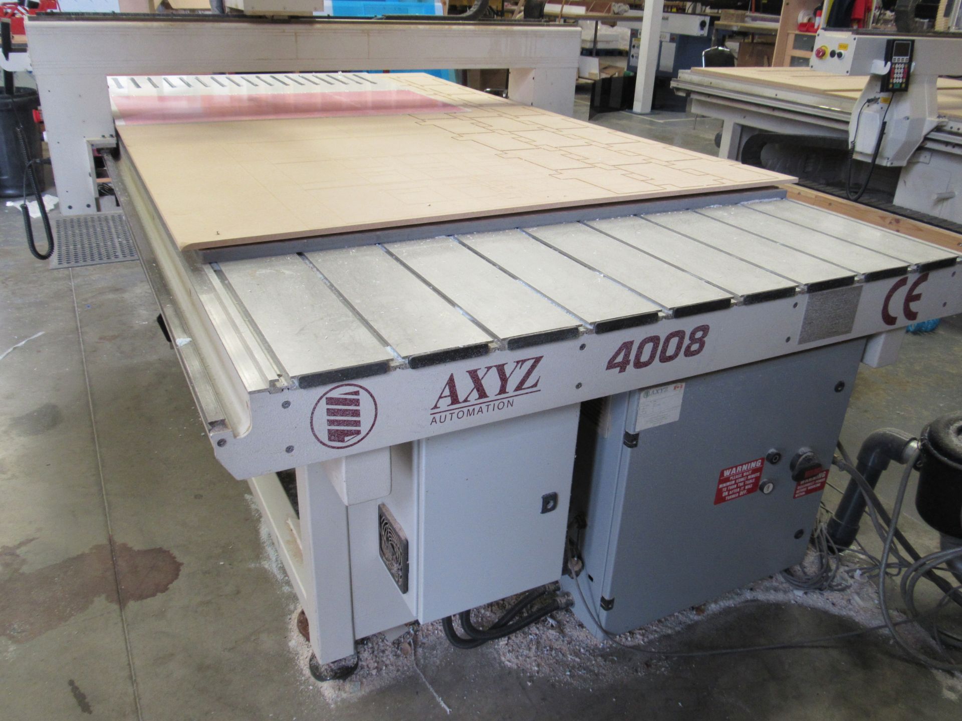 AXYZ 4008 Flat Bed CNC Router Table, Serial Number - Image 6 of 11