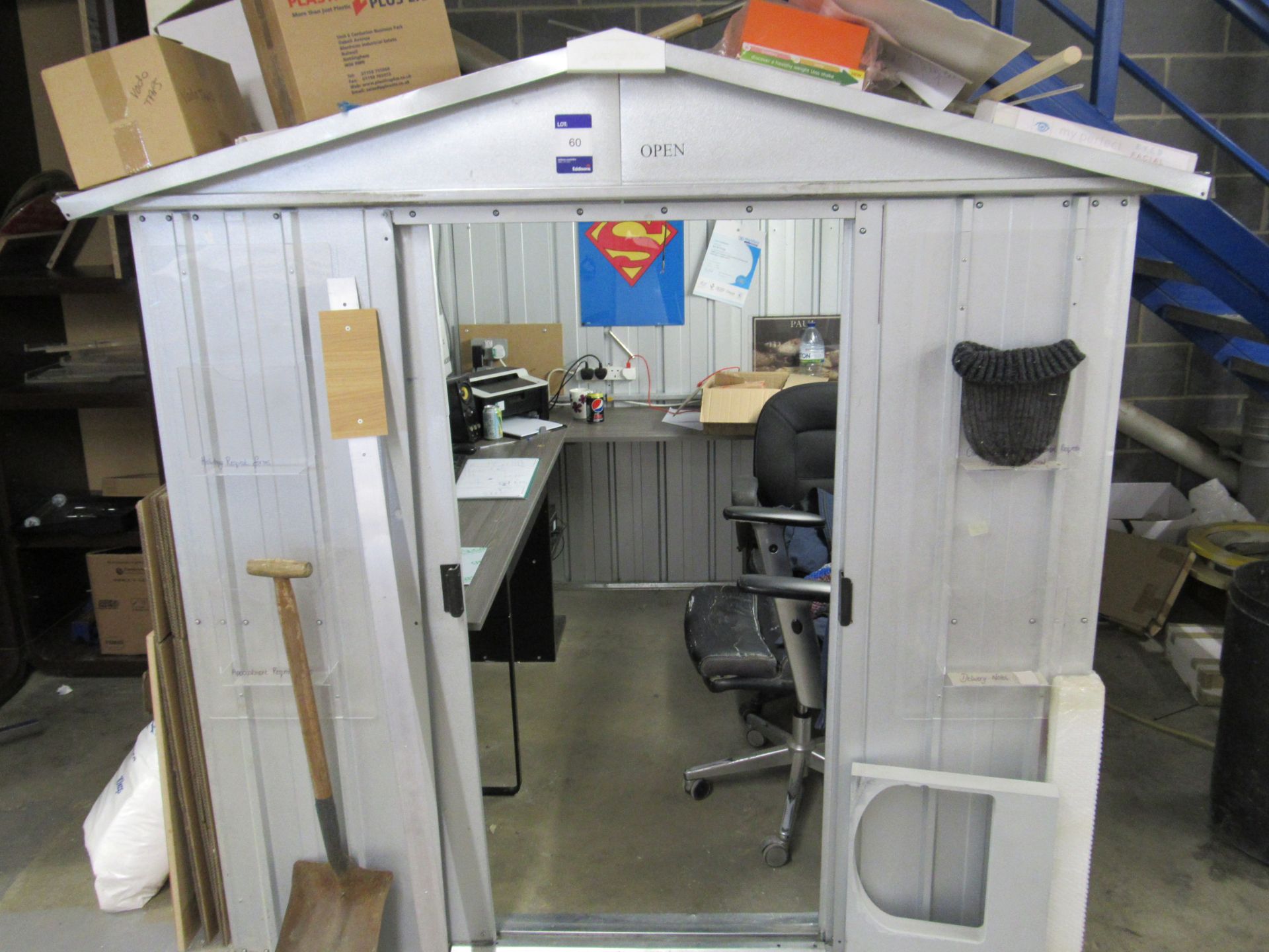 Yardmaster Tin Shed, 72x84in, Computer not included