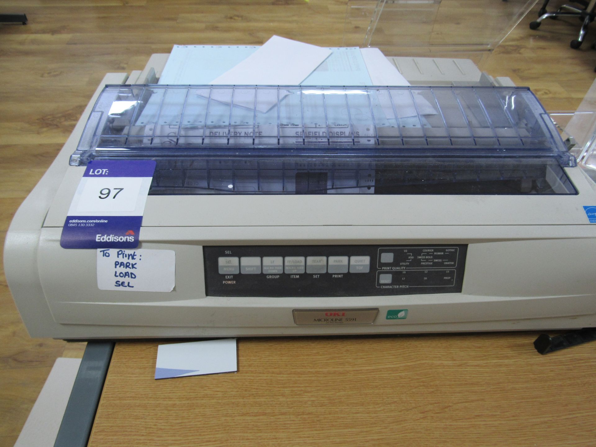 OKI Microline 5591 Forms printer