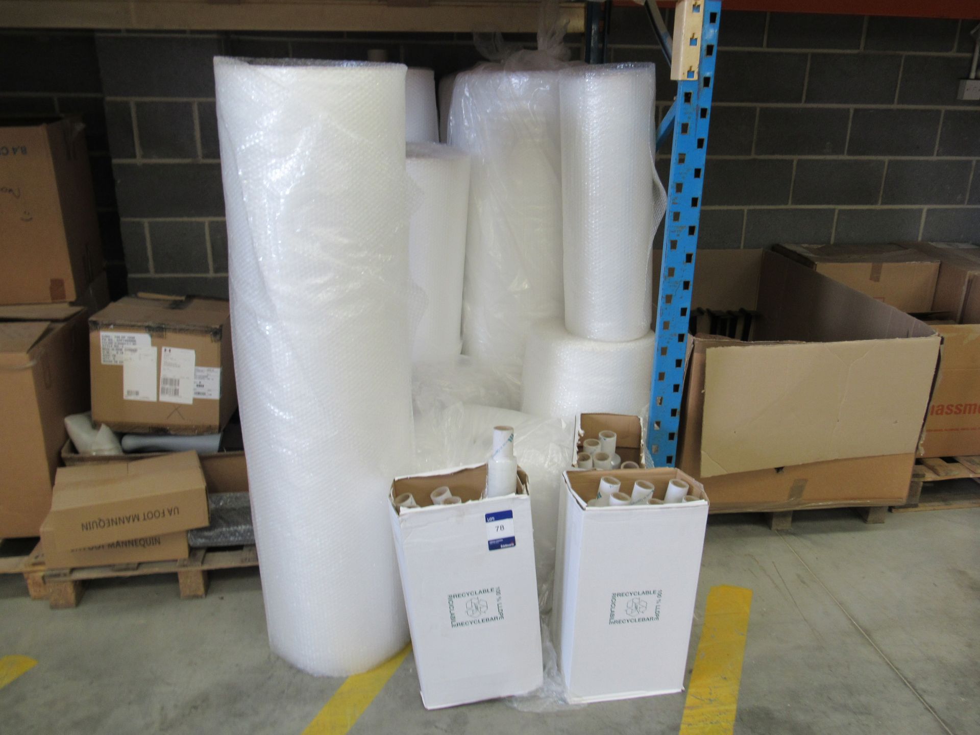 Quantity Shrink Wrap and Bubble Wrap