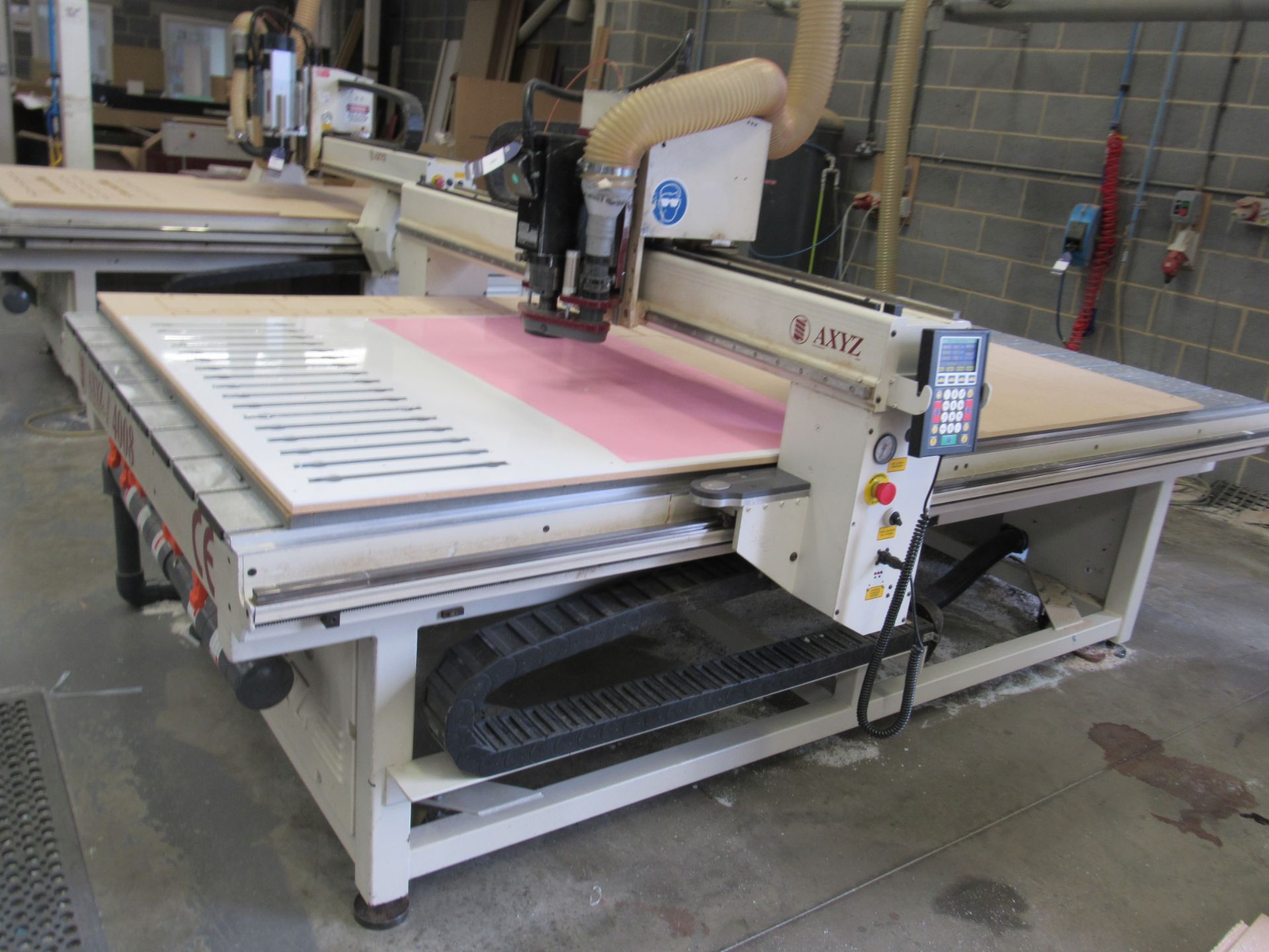 AXYZ 4008 Flat Bed CNC Router Table, Serial Number - Image 3 of 11