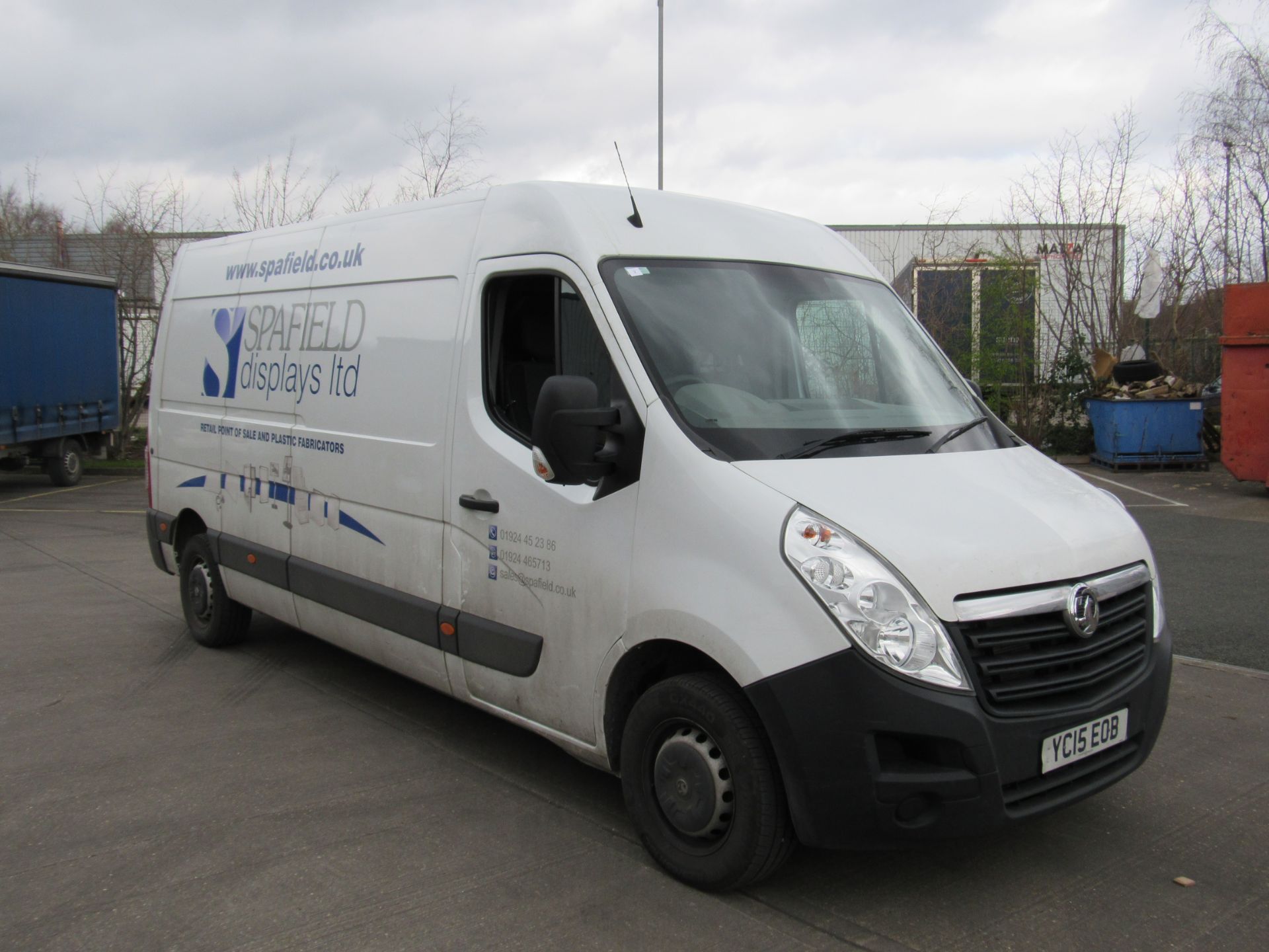 Vauxhall Movano F3500 L3H2 CDTI Panel Van, Diesel, White, Registration: YC15EOB, Date of