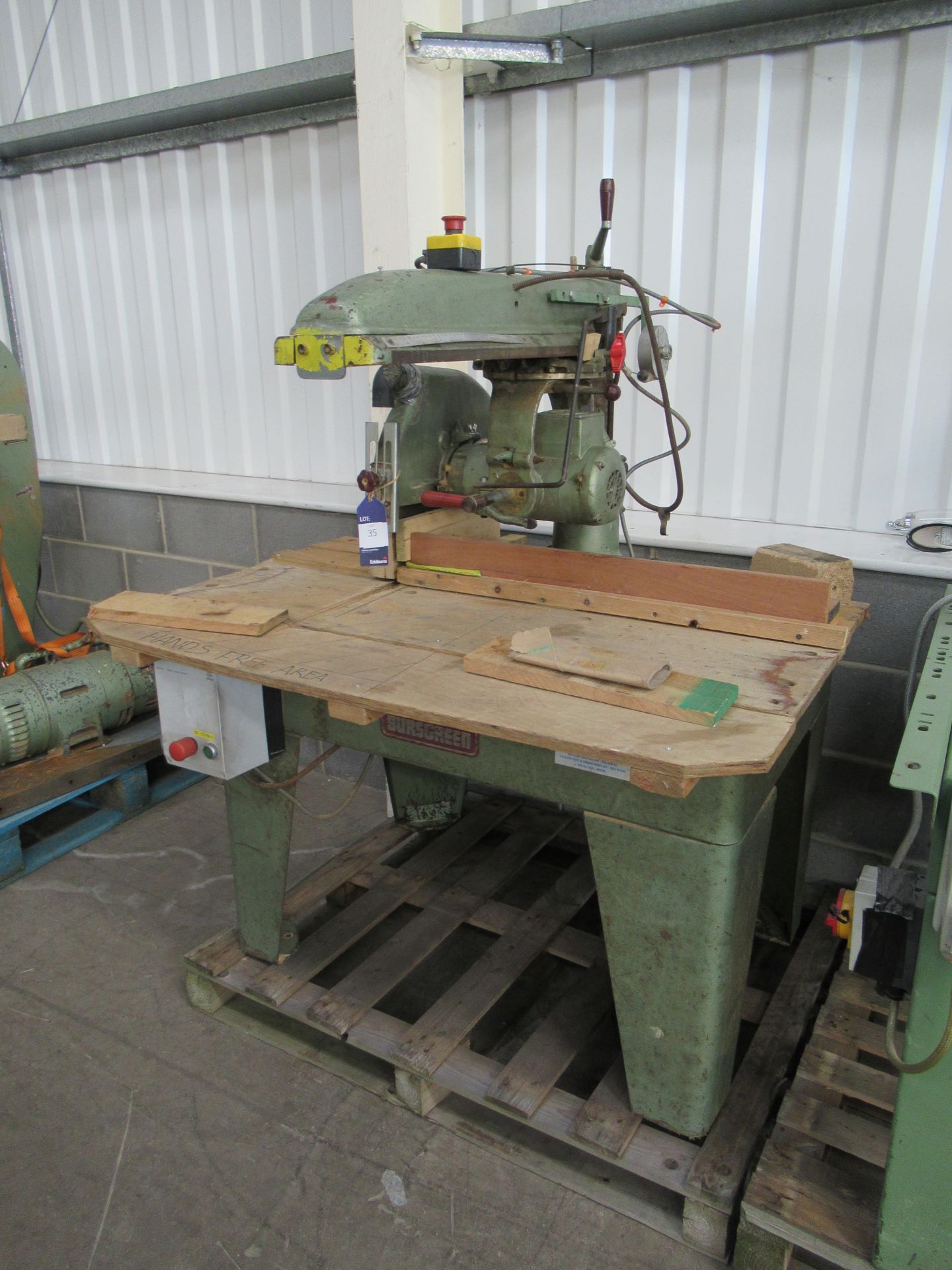 Wadkin BRA400 Radial Arm Saw