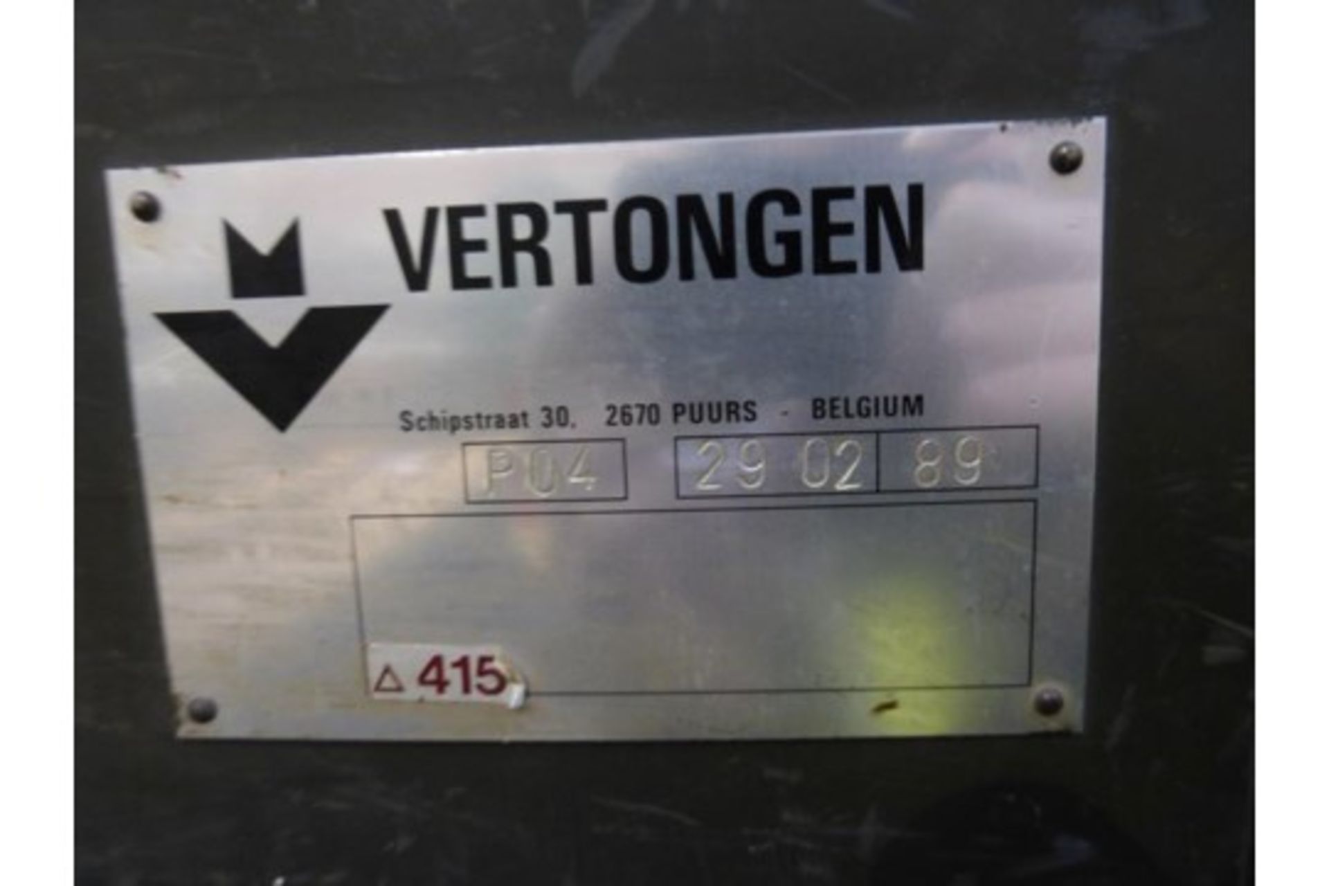 A Vertongen PO4 Single End Tenoner Machine - Image 4 of 7