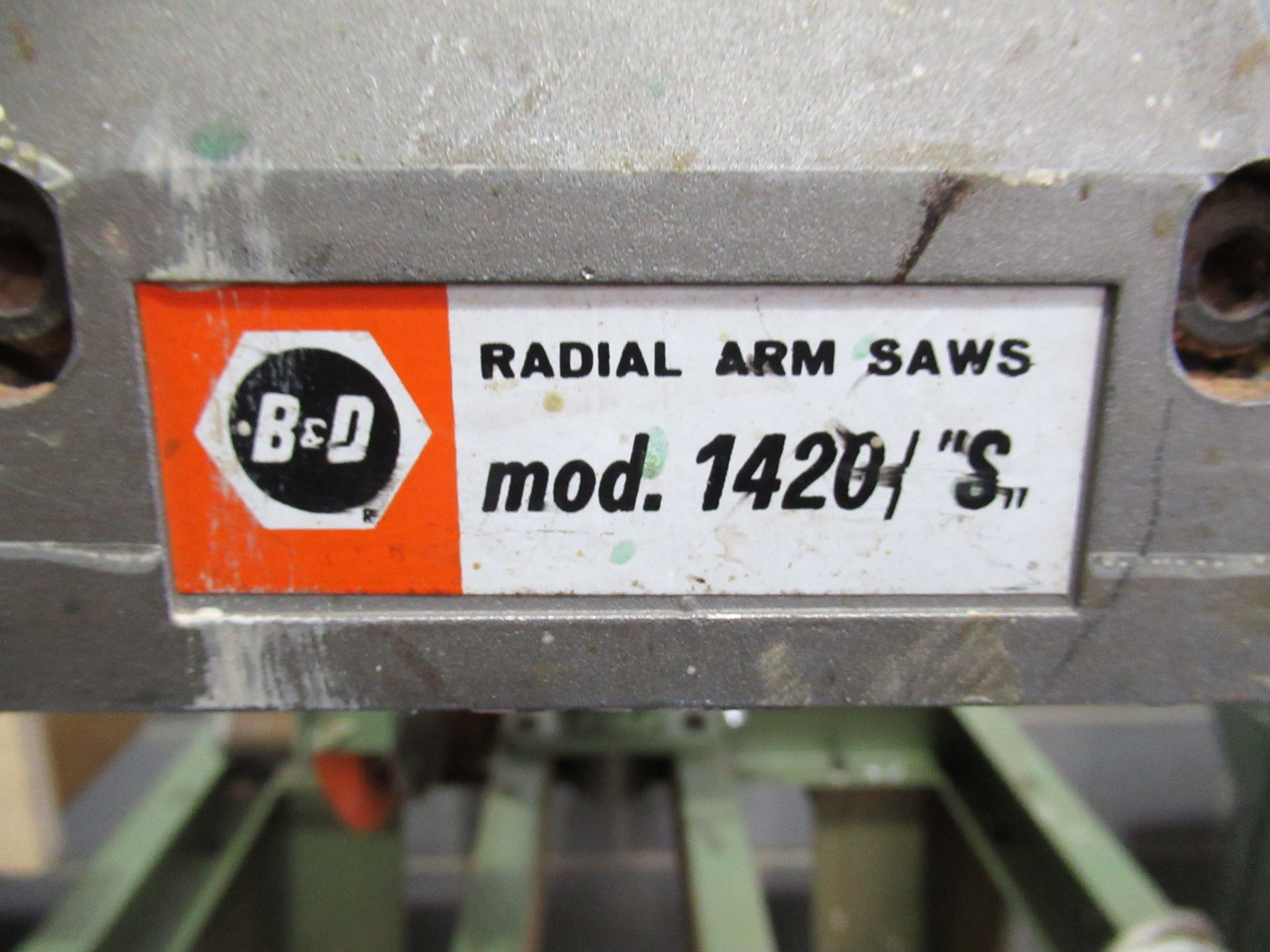 Dewalt 1420 Radial Arm Saw - Image 4 of 4