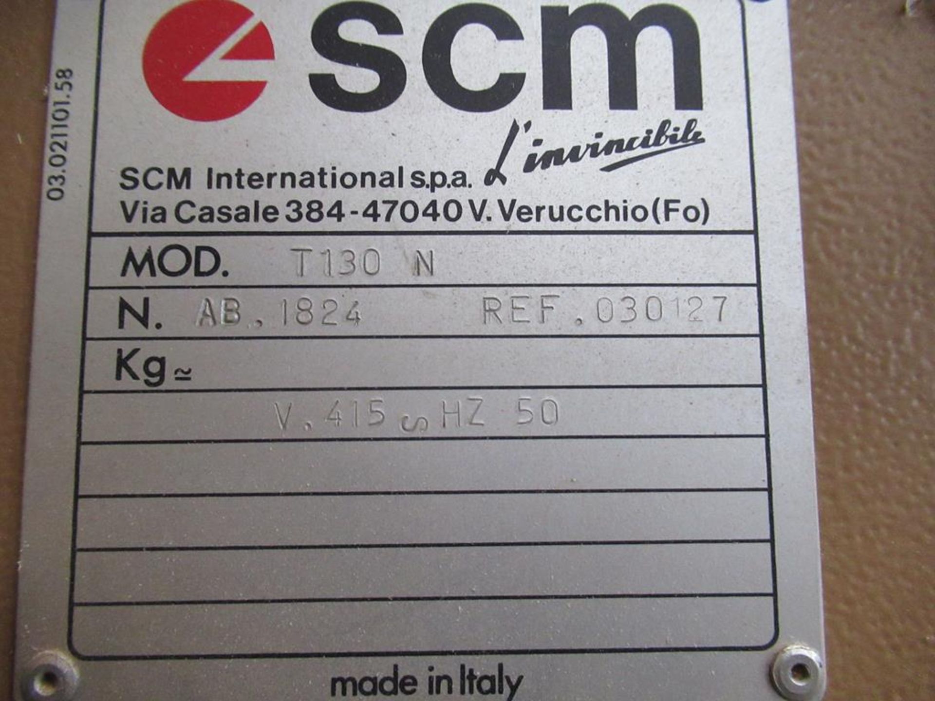SCM T130 N Spindle Moulder - Image 7 of 8