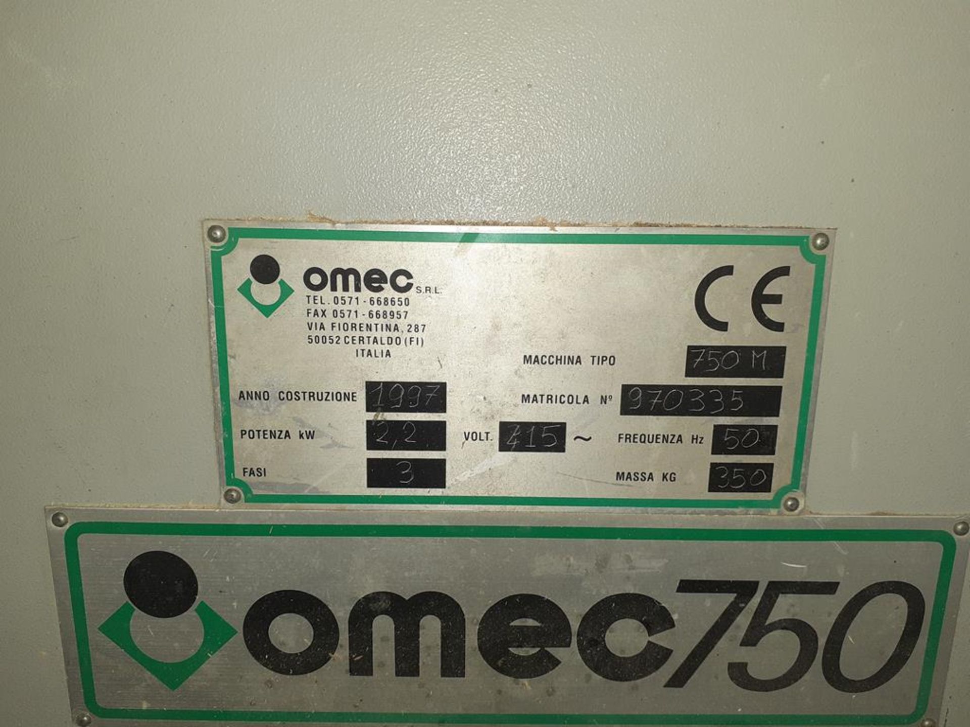 Omec 750M Automatic Dovetailer - Image 7 of 7