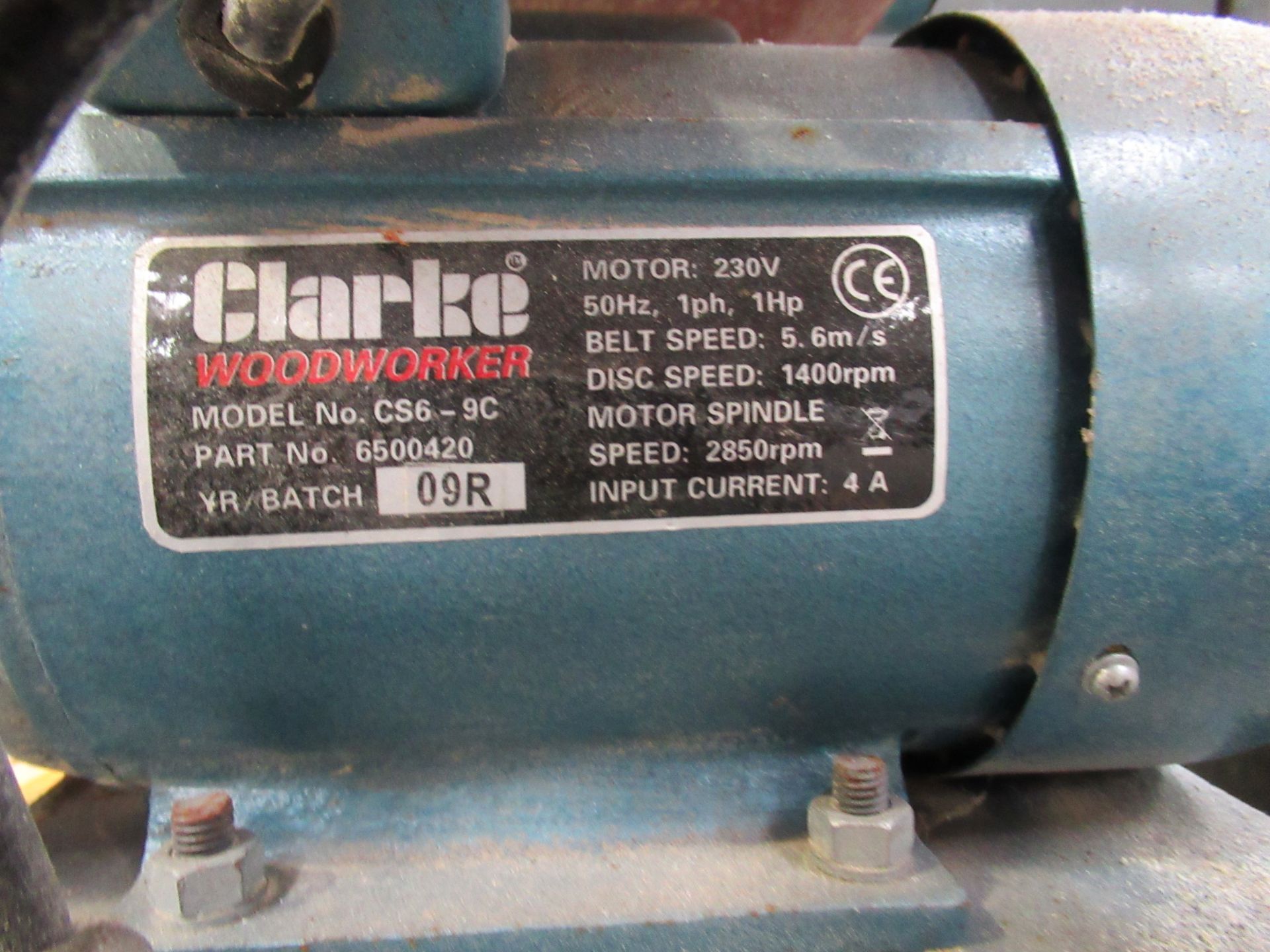 Clarke Belt Sander - Image 2 of 3