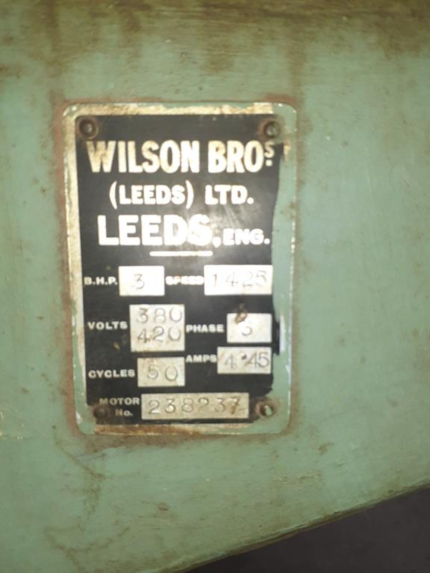 Wilson Bros Planer Thicknesser - Image 5 of 5